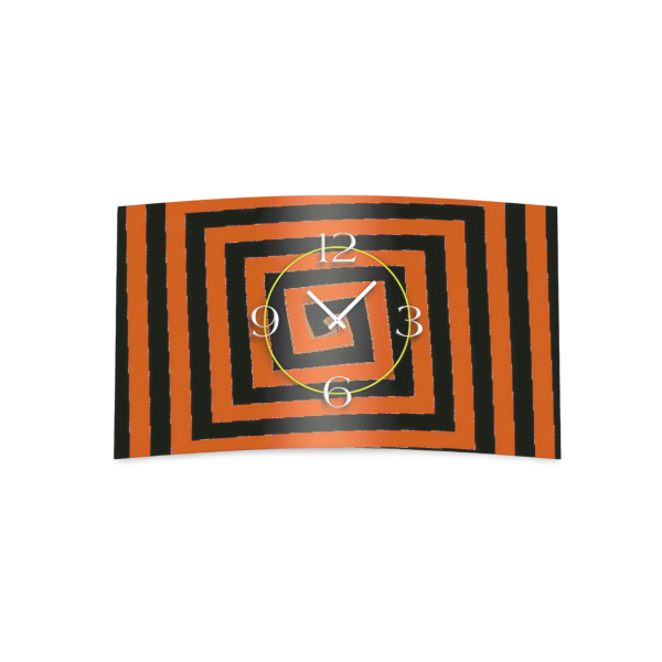 Digital Art Spirale Designer Wanduhr modernes Wanduhren Design leise kein ticken DIXTIME 3DS-0278