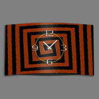 Digital Art Spirale Designer Wanduhr modernes Wanduhren...