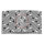 Abstrakt Muster grau Designer Wanduhr modernes Wanduhren Design leise kein ticken dixtime 3DS-0251