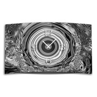 Abstrakt grau Designer Wanduhr modernes Wanduhren Design...