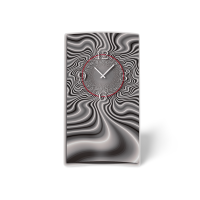 Abstrakt grau Designer Wanduhr modernes Wanduhren Design...