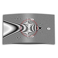 Psychodelic grau Designer Wanduhr modernes Wanduhren Design leise kein ticken dixtime 3DS-0210