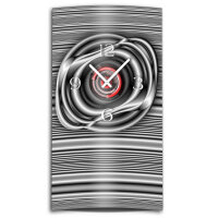 Abstrakt grau Designer Wanduhr modernes Wanduhren Design...