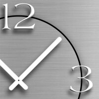 Edel Designer Wanduhr modernes Wanduhren Design leise...