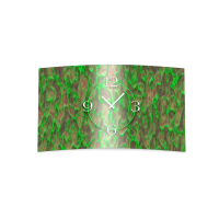 Abstrakt grün anthrazit Designer Wanduhr modernes...