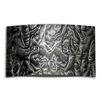 Metall Gestein Skulptur Designer Wanduhr modernes...