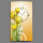 gelbe Tulpen Designer Wanduhr modernes Wanduhren Design leise kein ticken dixtime 3DS-0171