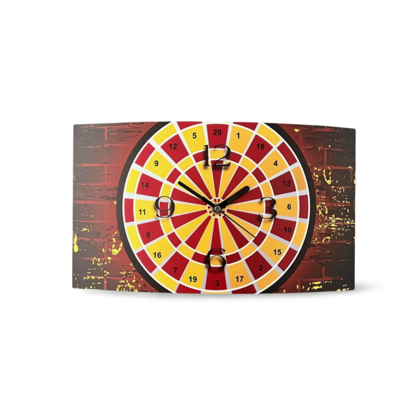 Dart Zielscheibe Designer Wanduhr modernes Wanduhren Design leise kein ticken dixtime 3DS-0160