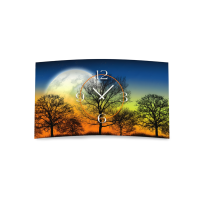 Vollmond Wald Designer Wanduhr modernes Wanduhren Design...
