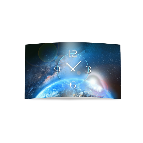 Galaxy All Weltraum Designer Wanduhr modernes Wanduhren Design leise kein ticken dixtime 3DS-0158
