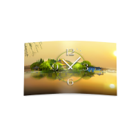 Asia Pagoden Designer Wanduhr modernes Wanduhren Design...
