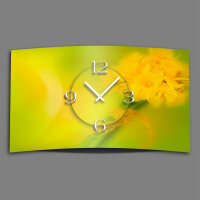 Narzissen Designer Wanduhr modernes Wanduhren Design...
