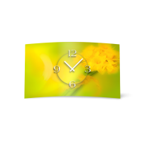 Narzissen Designer Wanduhr modernes Wanduhren Design...