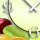 Obst Designer Wanduhr modernes Wanduhren Design leise kein ticken dixtime 3DS-0114