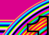 Tischuhr 30cmx30cm inkl. Alu-Ständer -modernes Design pink bunt poppig geräuschloses Quarzuhrwerk -Kaminuhr-Standuhr TU6104 DIXTIME