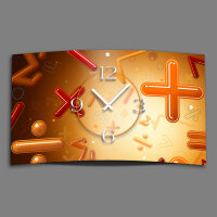 Mathe Formel Designer Wanduhr modernes Wanduhren Design leise kein ticken dixtime 3DS-0107