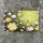 gelb weiße Blumen Designer Wanduhr modernes Wanduhren Design leise kein ticken dixtime 3DS-0106