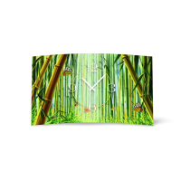 Bambus Schmetterlinge Designer Wanduhr modernes Wanduhren...