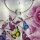 Rosen Schmetterlinge Designer Wanduhr modernes Wanduhren Design leise kein ticken dixtime 3DS-0091