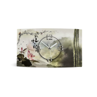 Asia Lotus Designer Wanduhr modernes Wanduhren Design...