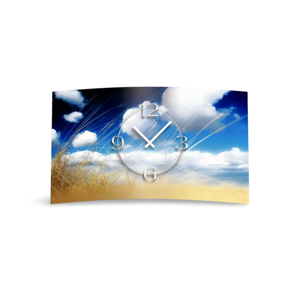 Stranddüne Designer Wanduhr modernes Wanduhren Design leise kein ticken dixtime 3DS-0083