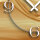Abstrakt Seide beige Designer Wanduhr modernes Wanduhren Design leise kein ticken dixtime 3DS-0076