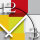 bunte Würfel Designer Wanduhr modernes Wanduhren Design leise kein ticken dixtime 3DS-0046