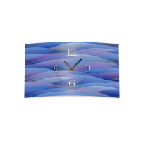 Abstrakt lila flieder Designer Wanduhr modernes Wanduhren...