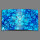 Abstrakt blau Designer Wanduhr modernes Wanduhren Design leise kein ticken dixtime 3DS-0016