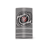 Abstrakt grau Designer Wanduhr modernes Wanduhren Design...