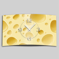 Käse Cheese  Designer Wanduhr modernes Wanduhren...
