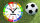 Kinder-Lernuhr Fussball und Rasen, leise kein ticken, dixtime 3D-0435