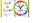 Modern-Stylische Kinder-Lernuhr Ringbuch, leise kein ticken, dixtime 3DS-0437