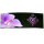 Wanduhr XXL 3D Optik Dixtime lila Orchidee 30x90 cm leises Uhrwerk GL-012