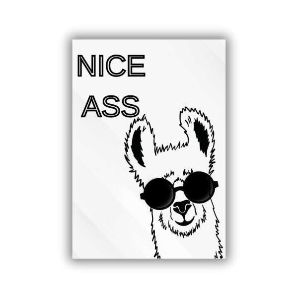 Premium Alu-Dibond Wandbild Nice Ass – sofort aufhängbereit