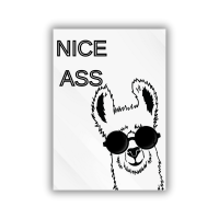 Premium Alu-Dibond Wandbild Nice Ass – sofort...