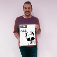 Premium Alu-Dibond Wandbild Nice Ass – sofort aufhängbereit