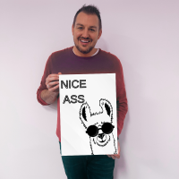 Premium Alu-Dibond Wandbild Nice Ass – sofort aufhängbereit