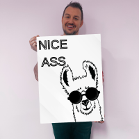 Premium Alu-Dibond Wandbild Nice Ass – sofort aufhängbereit