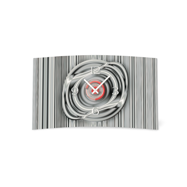 Abstrakt Designer Wanduhr modernes Wanduhren Design leise kein ticken dixtime 3D-0001