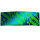 Wanduhr XXL 3D Optik Dixtime gruen blau Paragraph 30x90 cm leises Uhrwerk GL-010