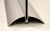 Tischuhr 30cmx30cm inkl. Alu-Ständer -edles Design...